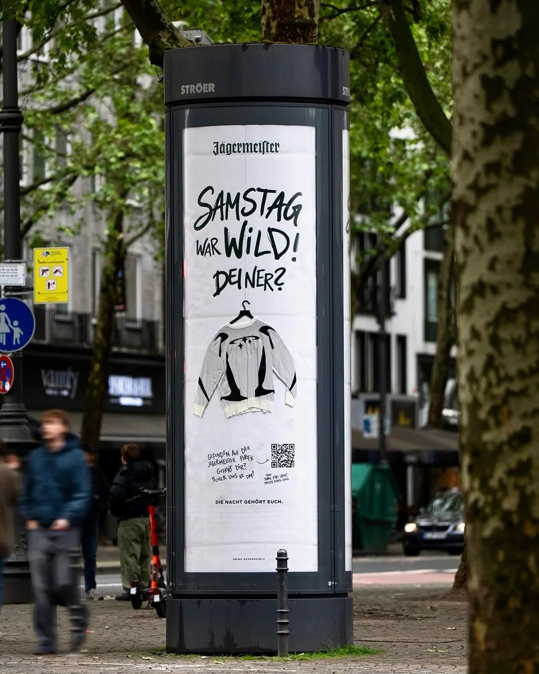 Samstag war wild! Deiner? Sweater poster